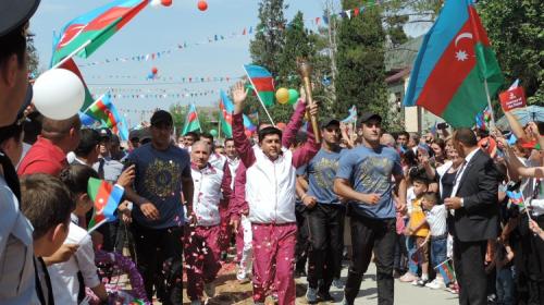 "Bakı-2015"in məşəli Kürdəmirdə (FOTOLAR)