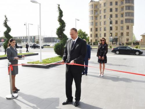 Prezident Boks Federasiyasının yeni binasında (FOTOLAR)