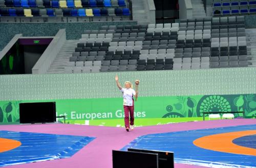 “Bakı-2015”in məşəli idman arenalarında (FOTOLAR)