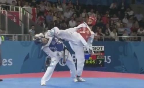 Taekvandoçumuzun qələbəsi (VİDEO)