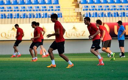 "Qəbələ" "Apollon"la matçın hazırlığına start verdi