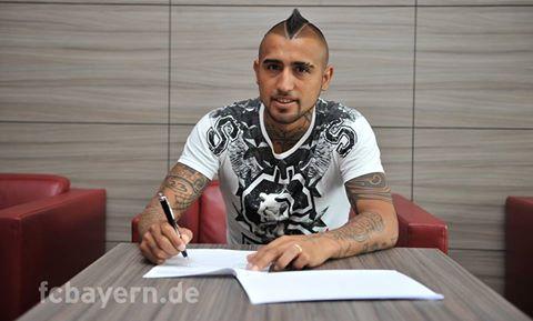 Arturo Vidal rəsmən "Bavariya"da