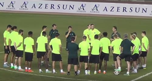 "Seltik"in "Qarabağ"la oyunöncəsi məşqi (VİDEO)