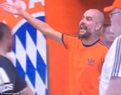 Qvardiola futbolçu ilə mübahisə etdi (VİDEO)