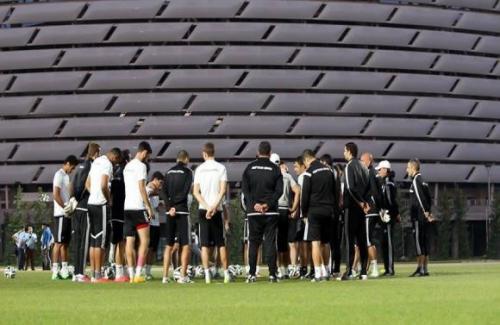 "Neftçi" Olimpiya Stadionunda məşq etdi (VİDEO)