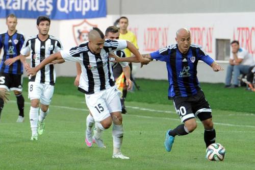 "Qarabağ"ın yeni stadionunda ilk oyunu (FOTOLAR)