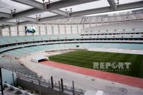 Dünya kubokları Olimpiya stadionunda (FOTO)