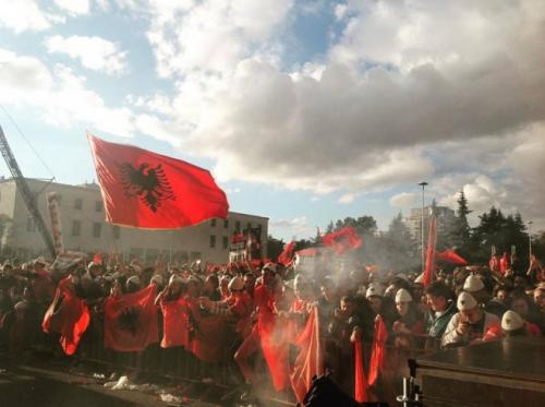 Albaniya millisi möhtəşəm qarşılandı (FOTOLAR)