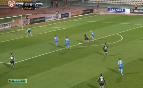 "Krasnodar" son dəqiqə qolu ilə sevindi (VİDEO)