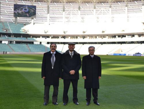 Əfqan nazirlər Bakı Olimpiya Stadionunda