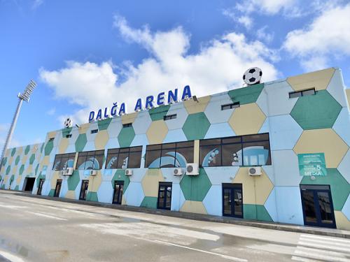"Dalğa-Arena"nın ot örtüyü dəyişdirildi (FOTOLAR)