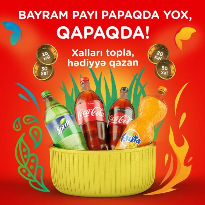 (R) Coca-Cola ilə Bayram payı papaqda yox, qapaqda!