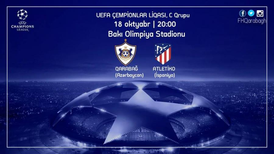 “Qarabağ” - “Atletiko” oyununa 15 min bilet satılıb