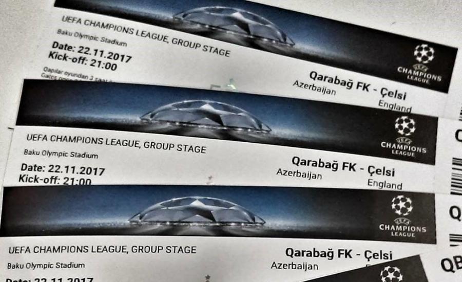 “Qarabağ” – “Çelsi” oyununa 30 min bilet satılıb