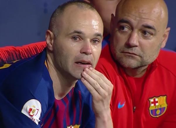 İnyestanın "Barselona"da son kubok oyunu və gözyaşları – Şəkillər