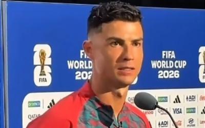 Ronaldo Messinin adını eşitdi, sualı yarımçıq qoydu - Video
