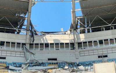 Rusiya “Çernomorets”in stadionunu raketlə vurdu - Video