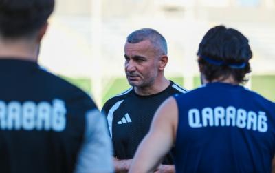 "Qarabağ"ın oyun öncəsi məşqindən - Şəkillər