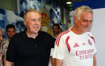 Ançelotti "Real"ı ziyarət etdi - Şəkillər