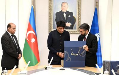 AFFA Pakistanla futbol əməkdaşlığını müzakirə etdi - Şəkillər