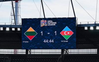 Azərbaycan millisi Litvadan xalla qayıdır