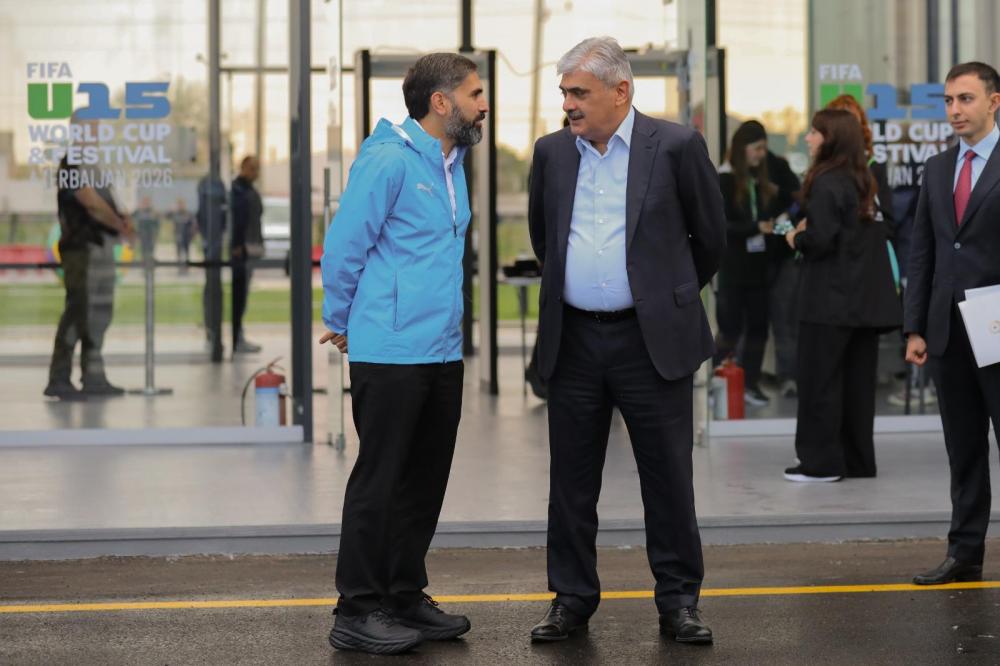 Canni İnfantino Hövsan Yarış Kompleksini ziyarət edib - Şəkillər