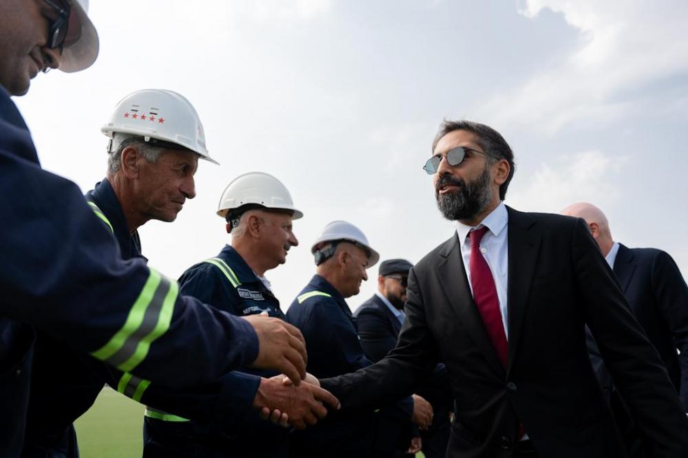 İnfantino Hövsandakı mini-stadionların inşası ilə tanış oldu - Şəkillər