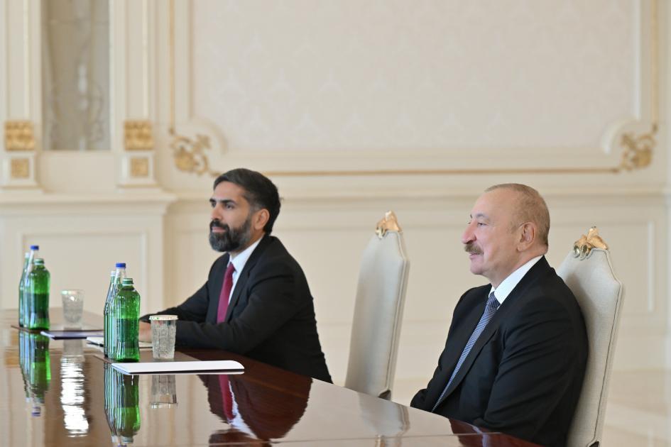 İlham Əliyev FİFA prezidentini qəbul etdi - Şəkillər
