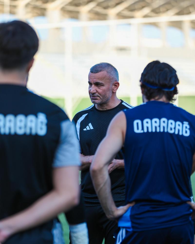 "Qarabağ"ın oyun öncəsi məşqindən - Şəkillər