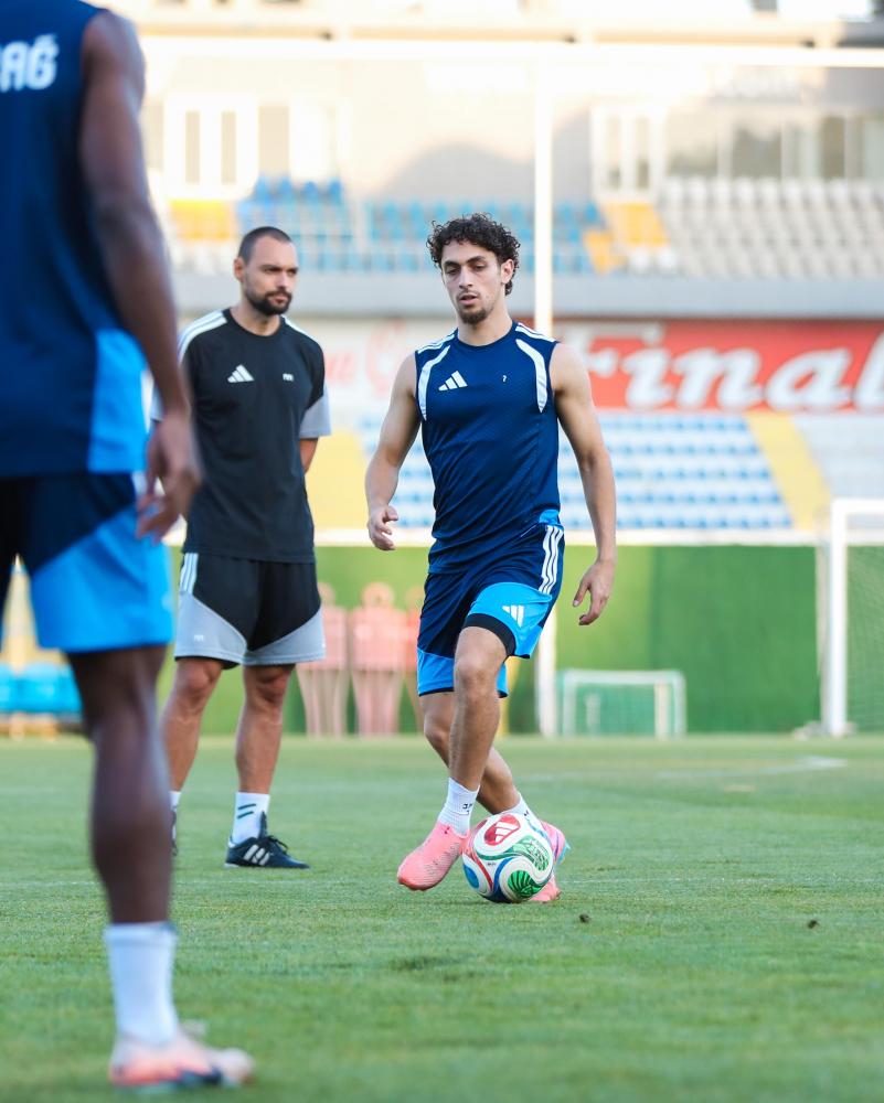 "Qarabağ"ın oyun öncəsi məşqindən - Şəkillər