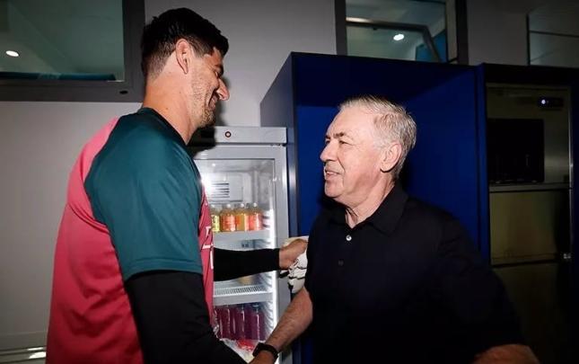 Ançelotti "Real"ı ziyarət etdi - Şəkillər