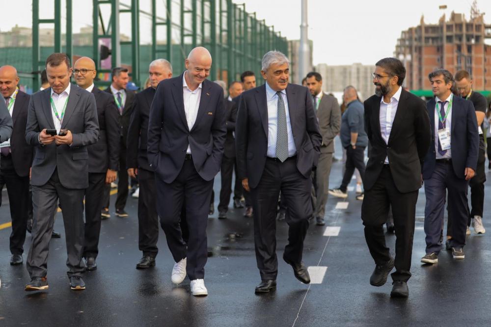 Canni İnfantino Hövsan Yarış Kompleksini ziyarət edib - Şəkillər